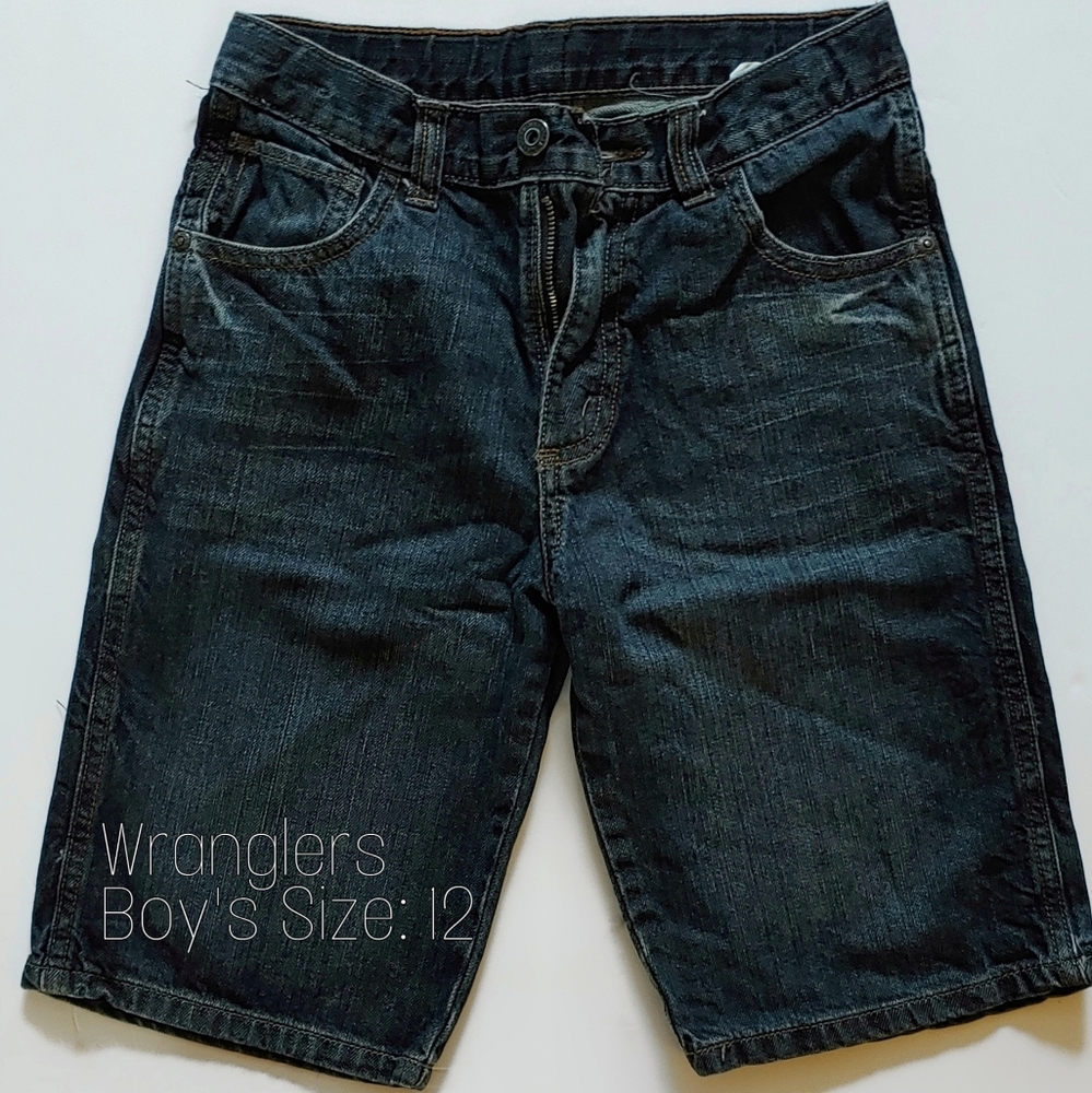 Boy's Black Jean Shorts